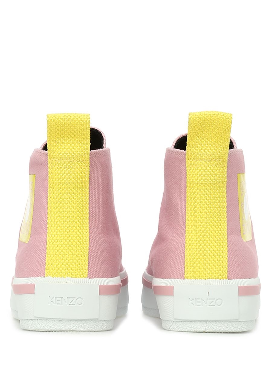 Beymen KENZO Pembe Logolu Kadın Kanvas Sneaker. 4