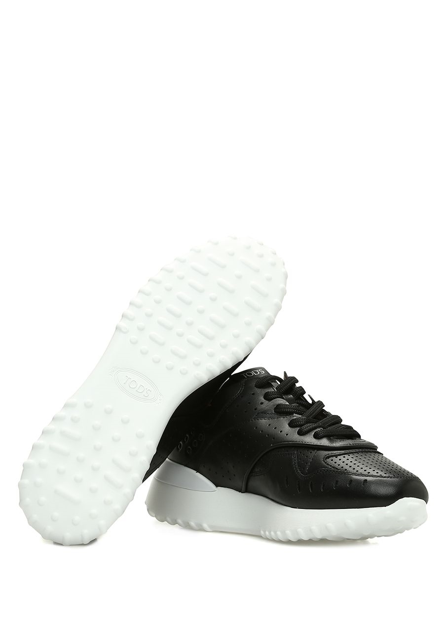 Beymen TOD'S Siyah Nokta Desenli Kadın Deri Sneaker. 6