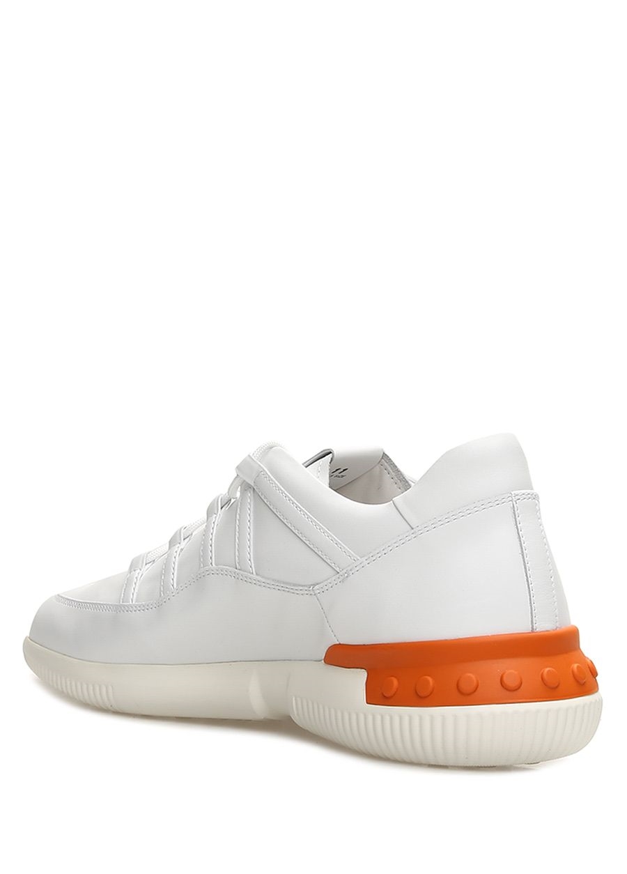 Beymen TOD'S Beyaz Tabanı Renk Detaylı Erkek Deri Sneaker. 6
