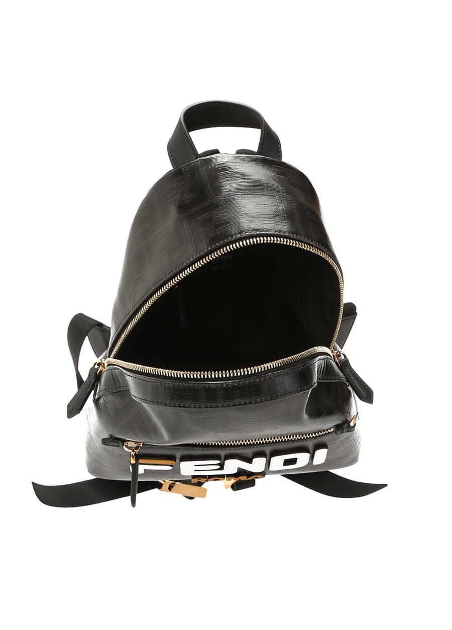 Beymen FENDI Fendi Mania Siyah Mini Logolu Kadın Sırt Çantası. 5
