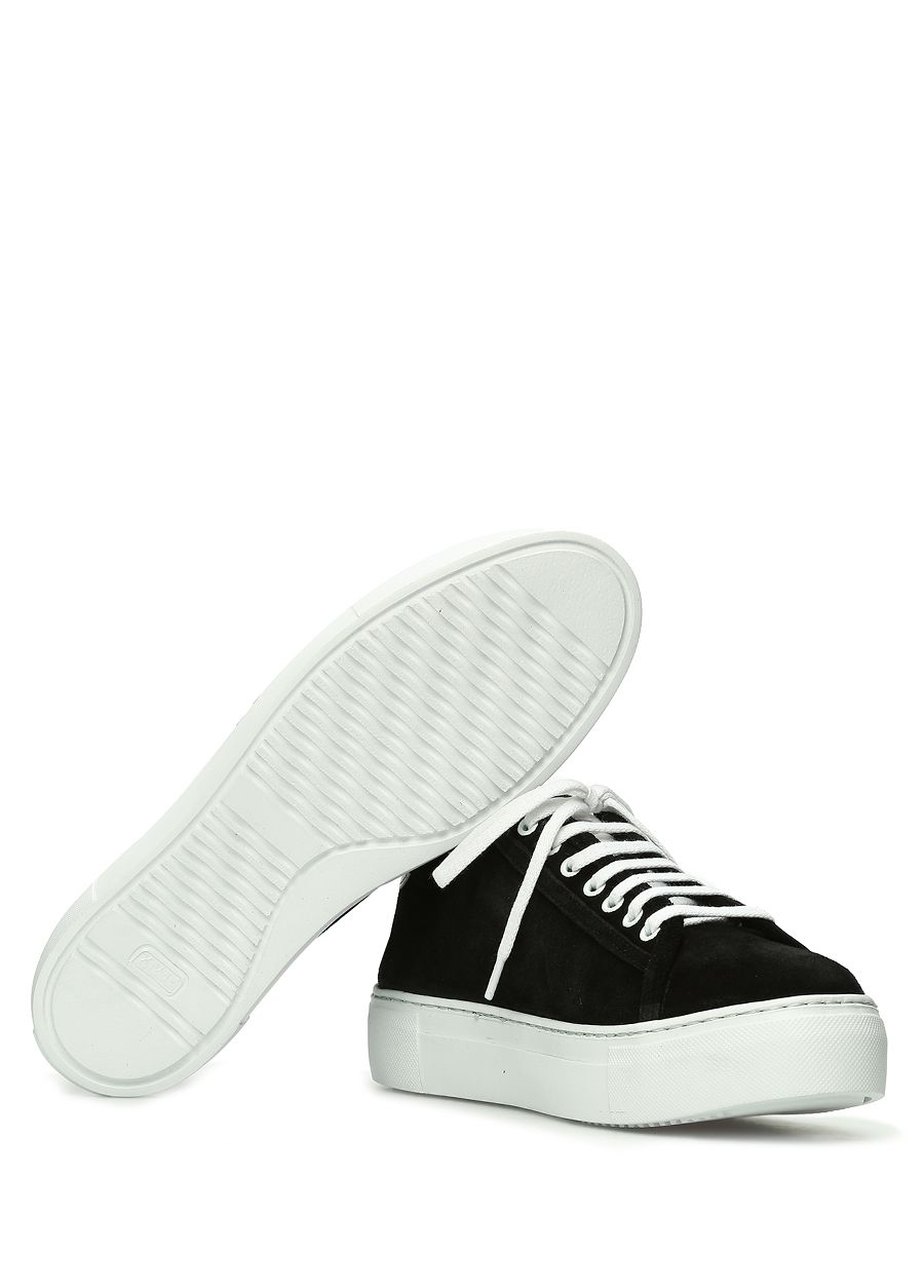Beymen ACADEMIA Essential Siyah Beyaz Kadın Deri Sneaker. 6