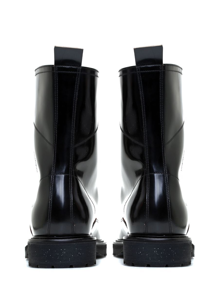 Beymen OFF-WHITE Siyah Logolu Erkek Deri Bot. 4