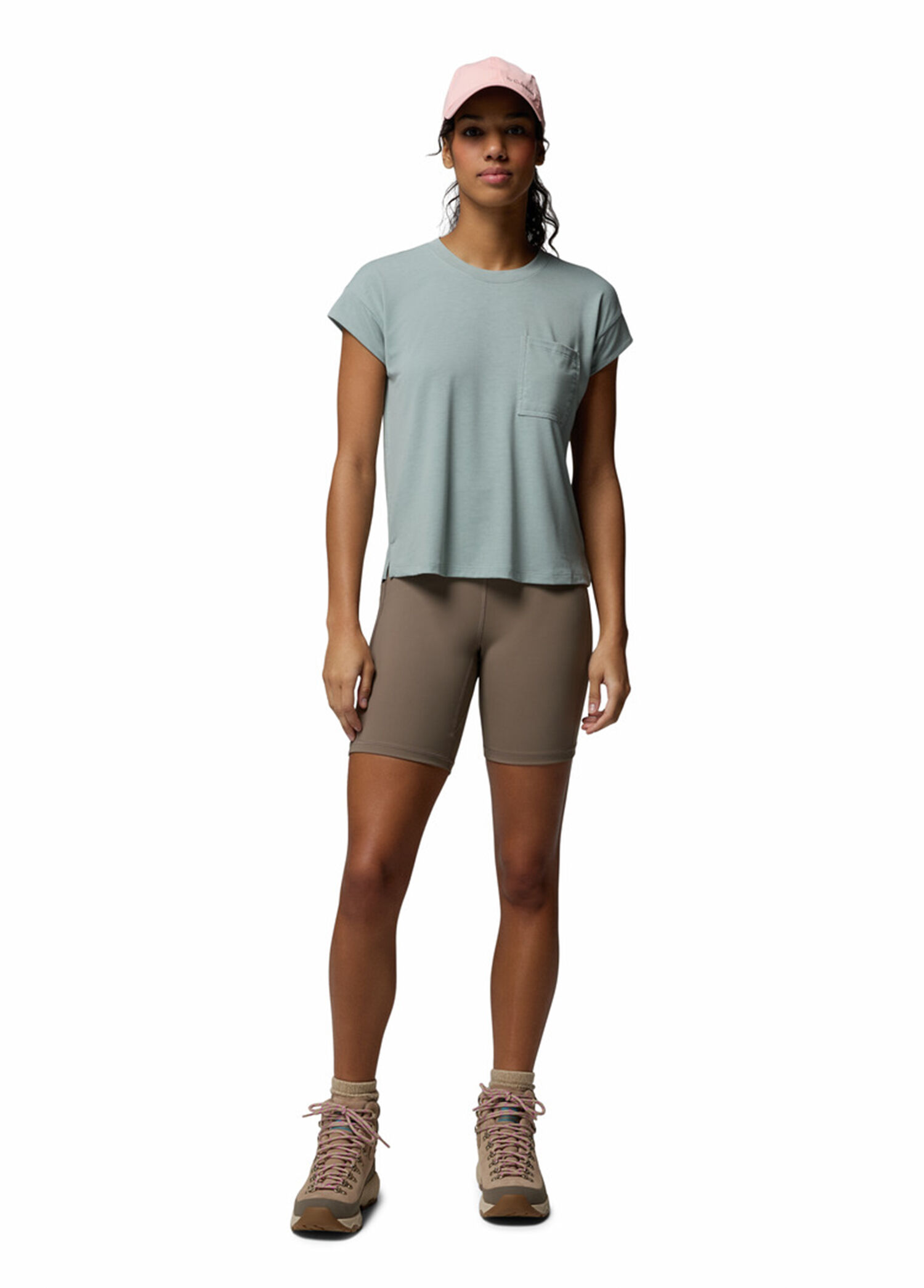 Loneridge Kahve Kadın Mini Spor Şort