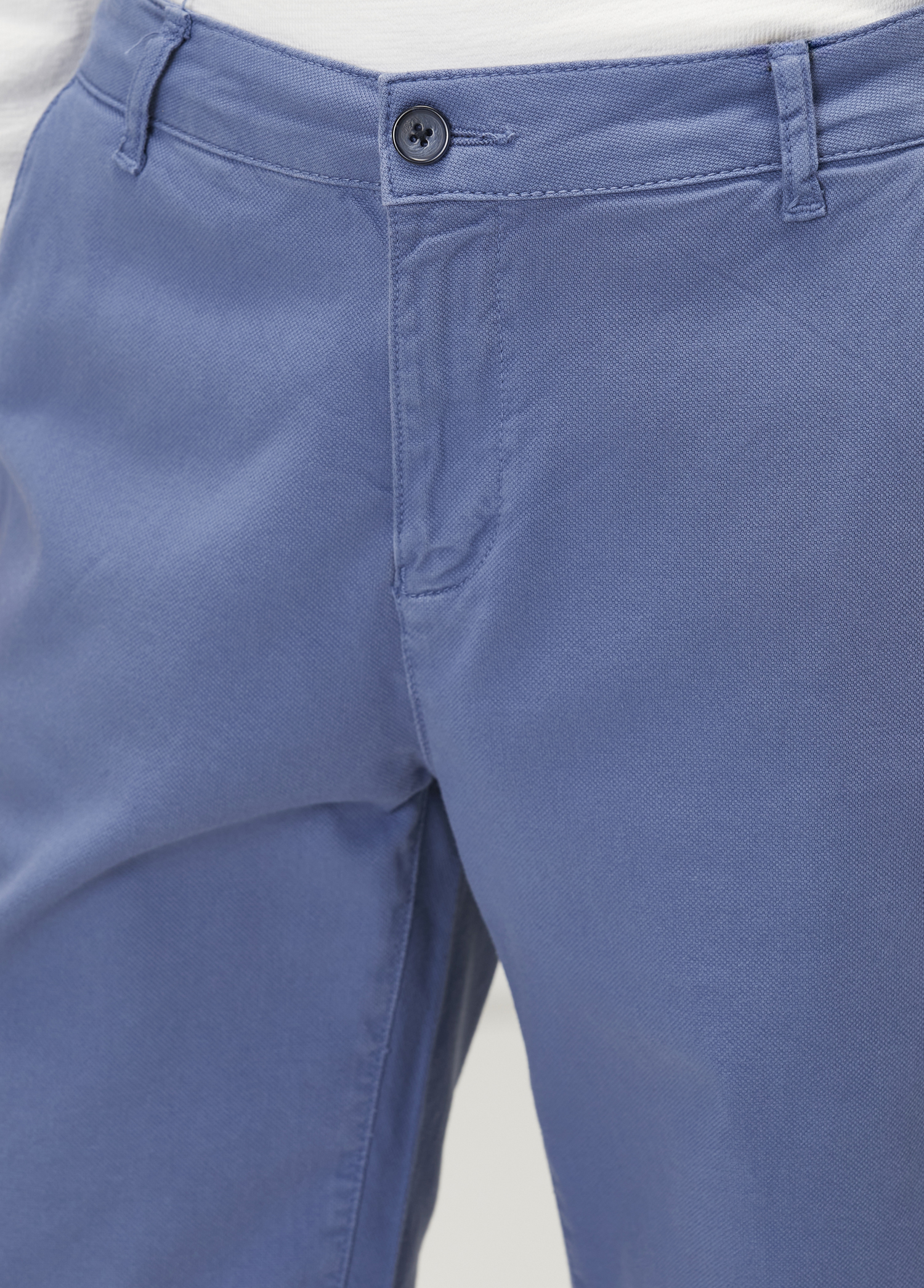 Slim Fit Koyu Mavi Şort_3