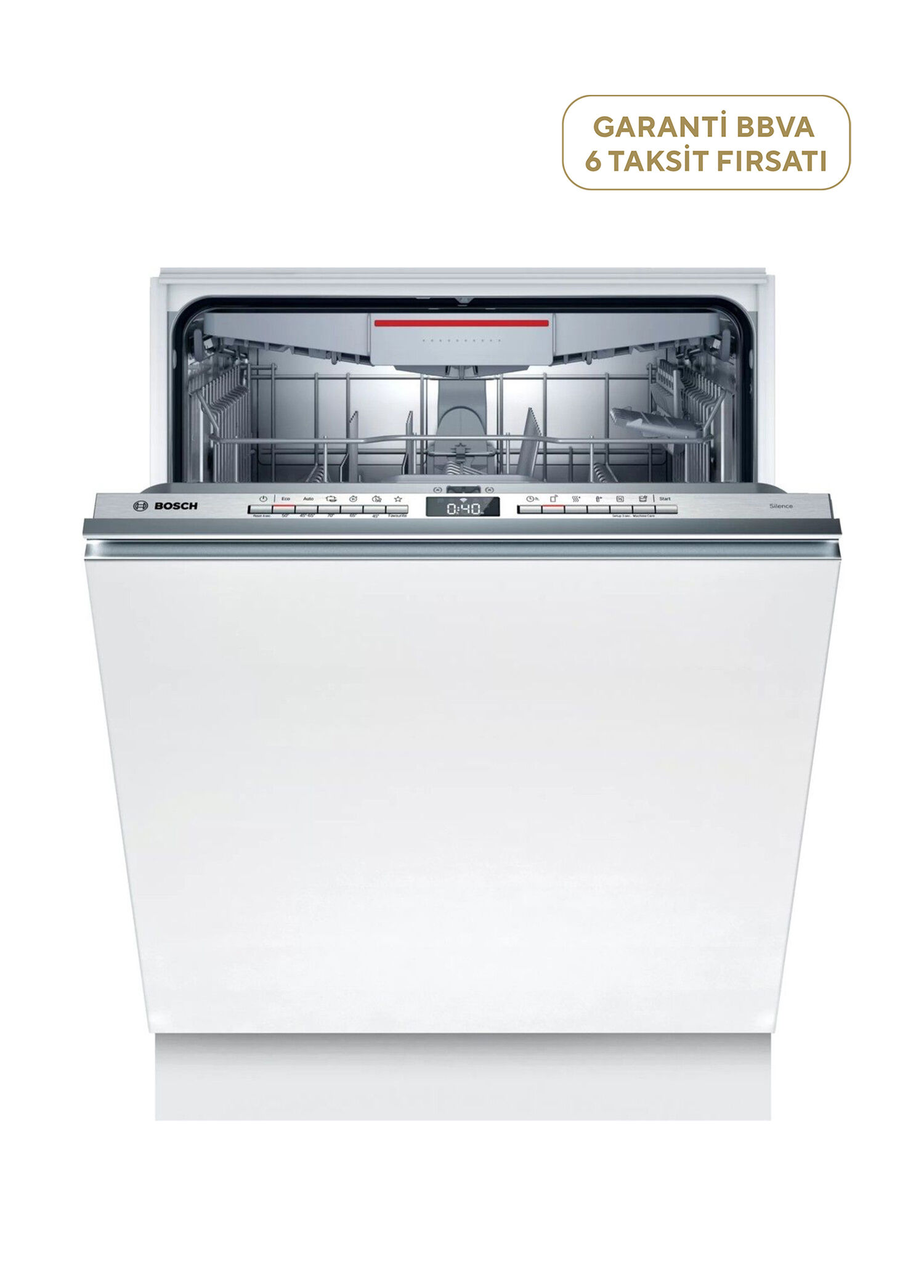 Bosch SMV4IMX62T Serie 6 - 6 Programlı Tam Ankastre Bulaşık Makinesi Wi-Fi