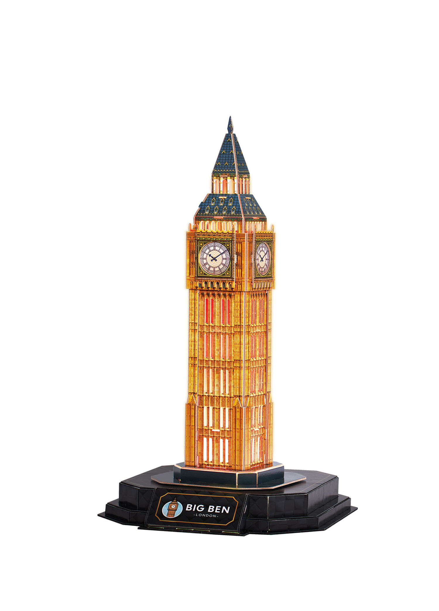Big Ben Led Işıklı 32 Parça Çocuk 3D Puzzle L537h