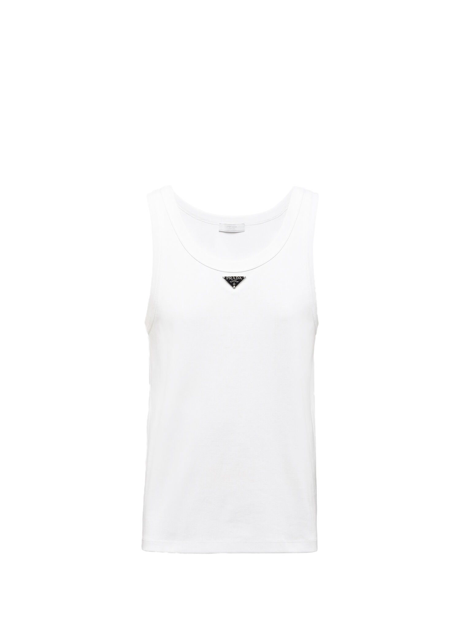 Beyaz Pamuklu Erkek Tank Top Atlet