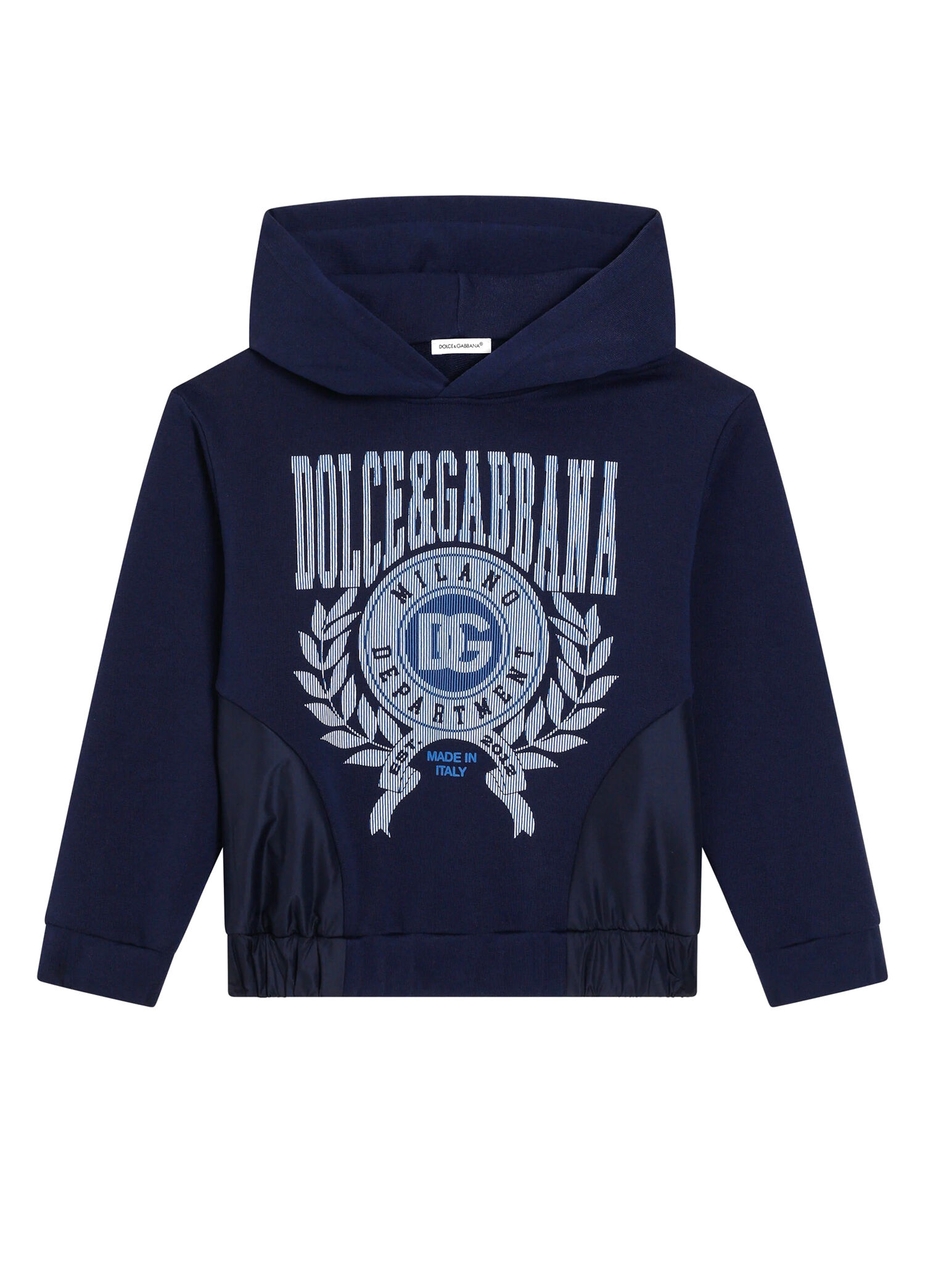Koyu Mavi Garnili Erkek Çocuk Sweatshirt
