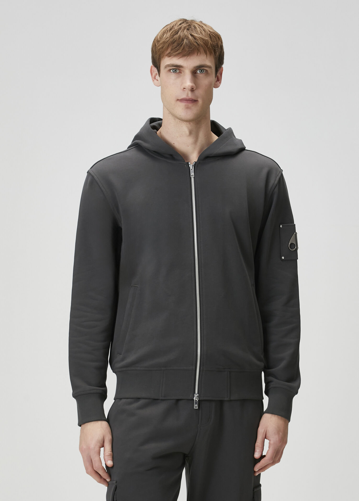 Hartsfield Gri Kapüşonlu Sweatshirt