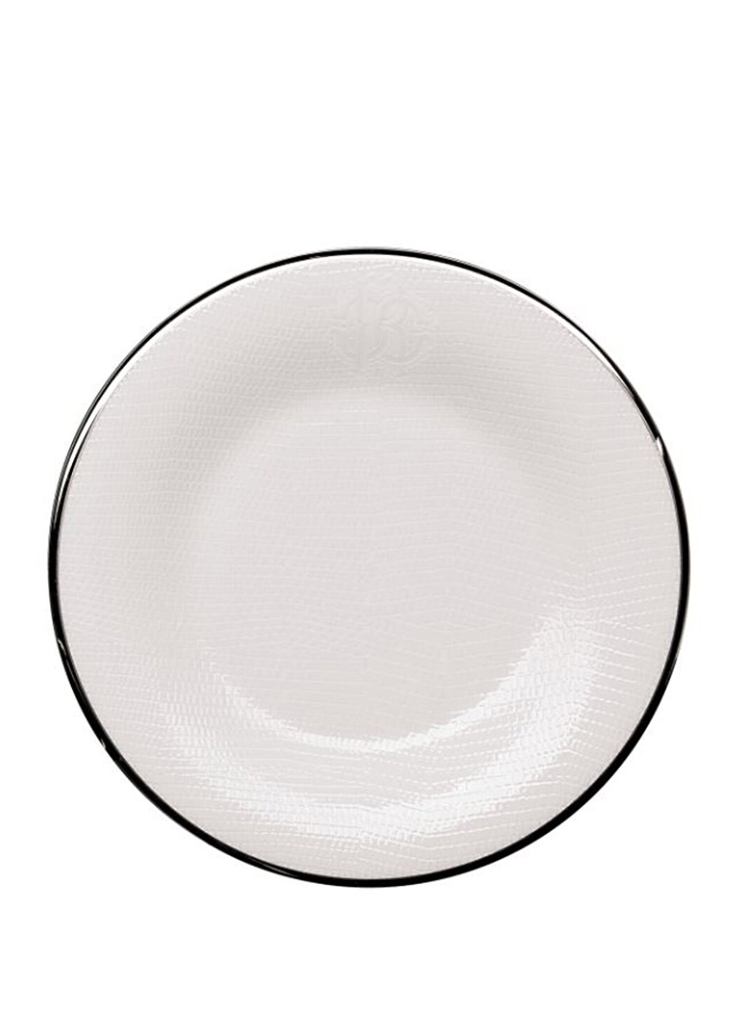 Lizzard Platin Yılan Derisi Desenli Porselen Ekmek ve Tatlı Tabağı 16,5 cm