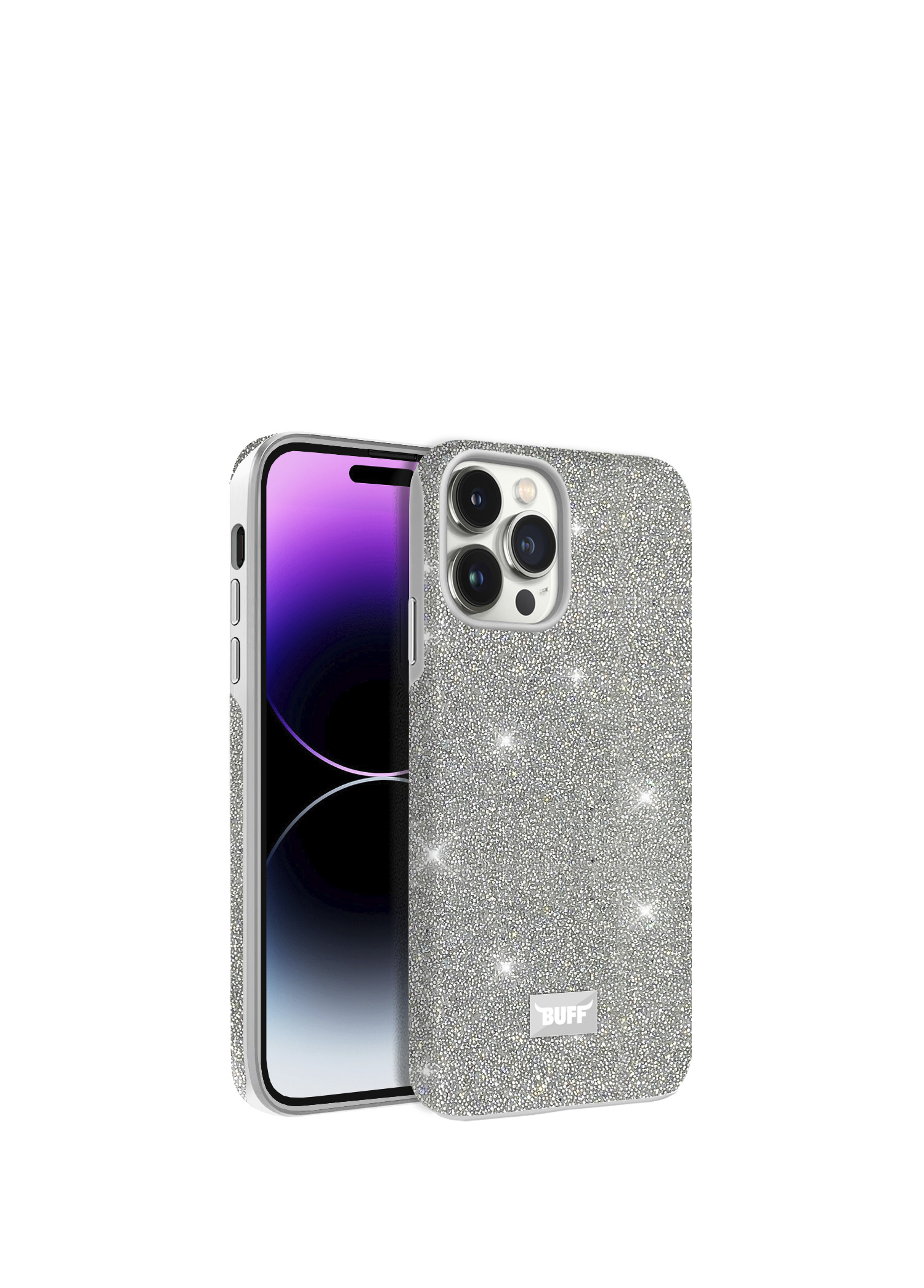 iPhone 14 Pro Max Diamond Series Light Silver Kılıf