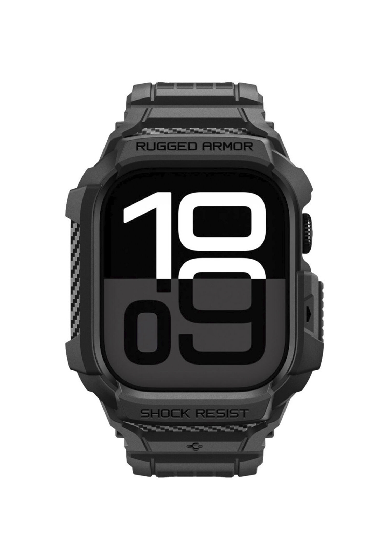 Apple Watch 11/10 ile Uyumlu 42 mm Rugged Armor Pro 2 Matte Black Akıllı Saat Kordon