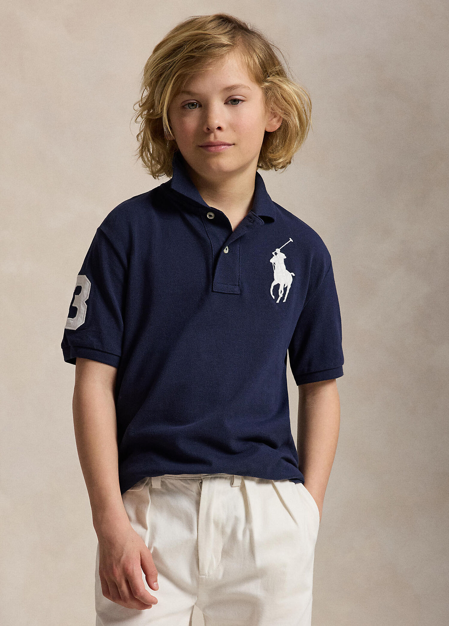 Lacivert Erkek Çocuk Polo T-shirt