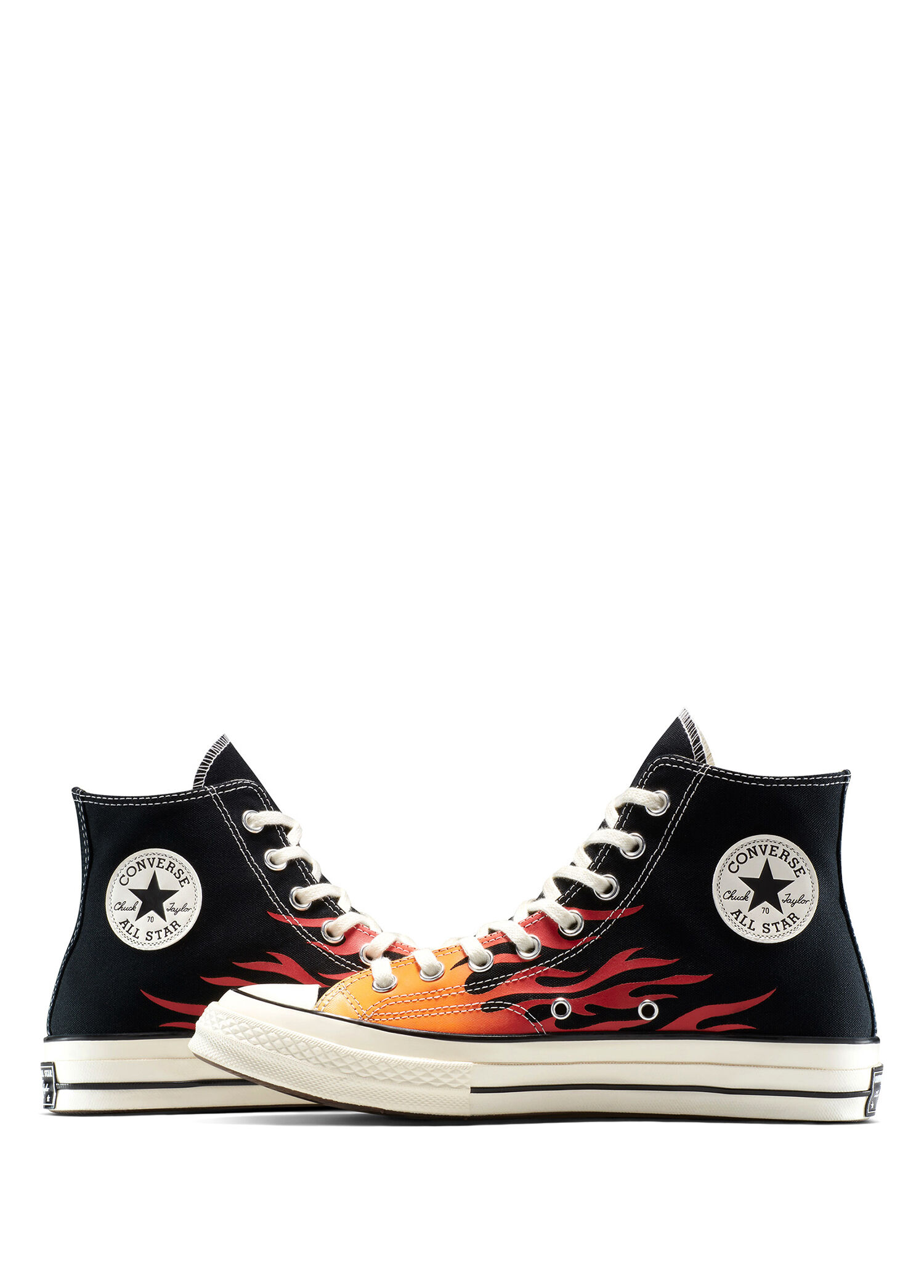 【26.5㎝】Converse Chuck Taylor ct70 Converse Siyah Erkek Chuck 70 Fire Siyah Kanvas Unisex Sneaker