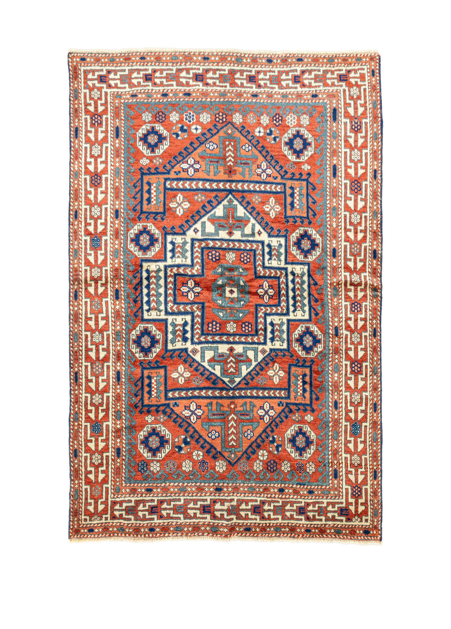 Likak El Dokuma Eski Bergama Halısı 168x222 cm
