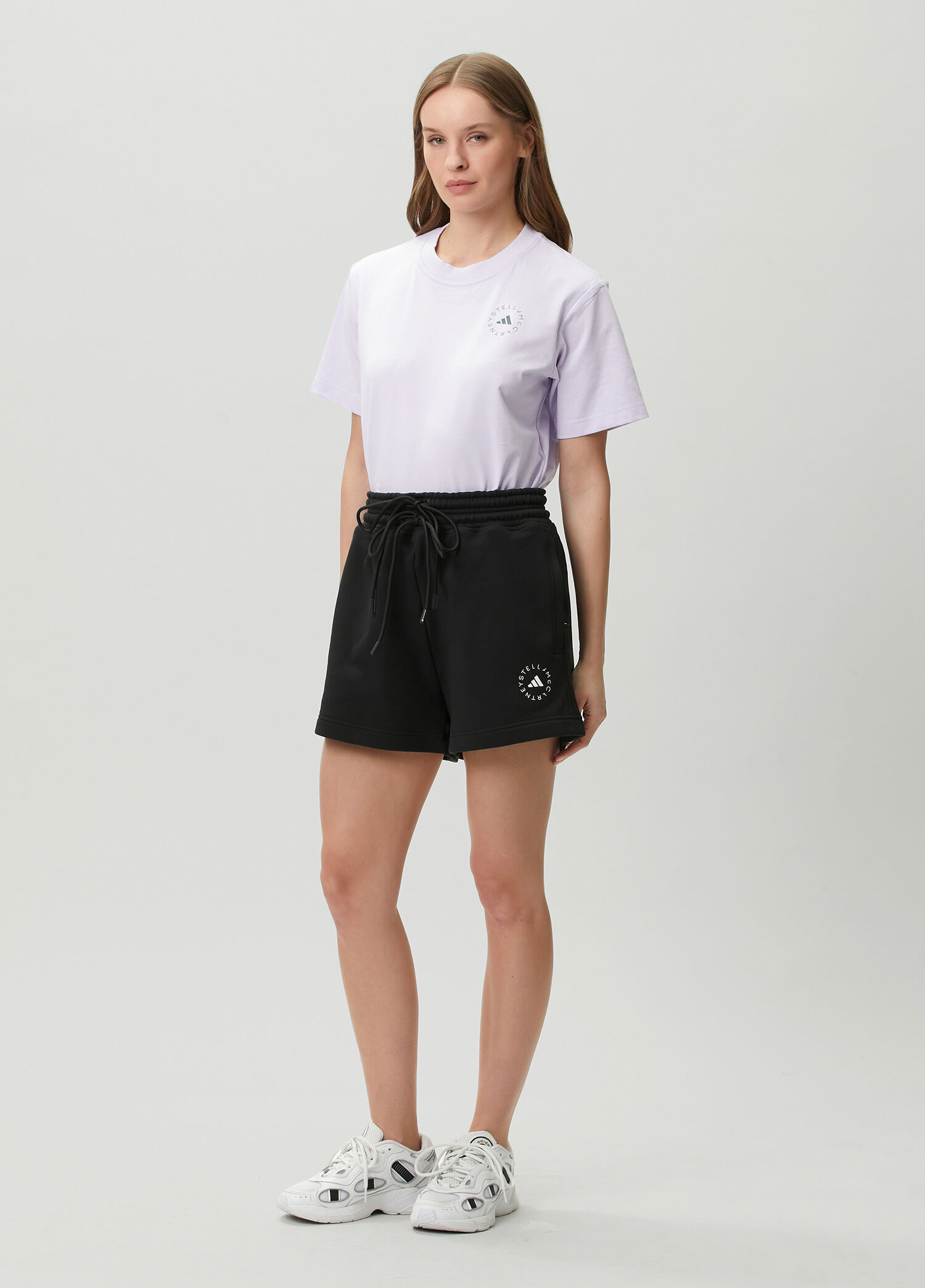 by Stella Mccartney Truecasuals Terry Siyah Şort