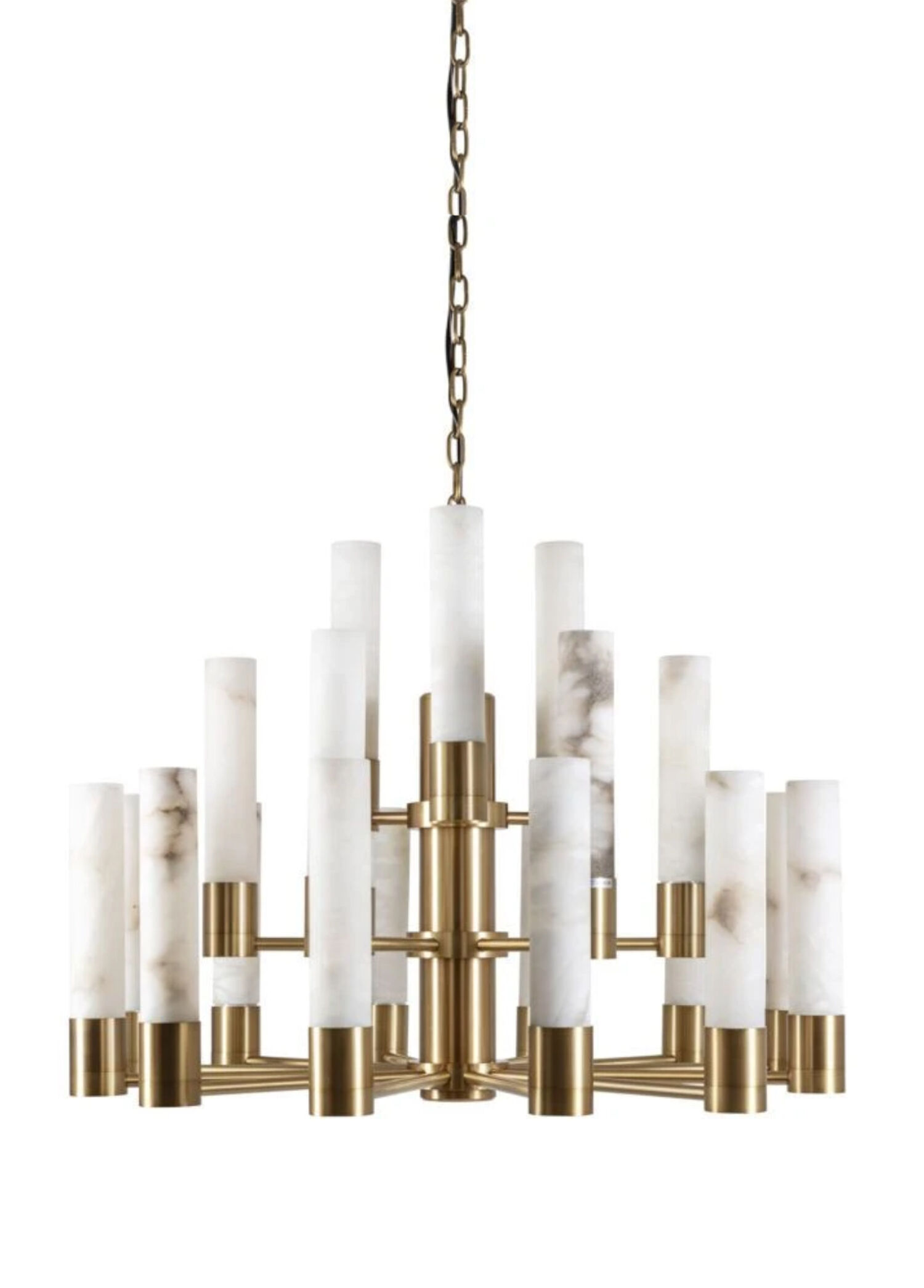 Orion Tiered Sputnik Mermer Avize