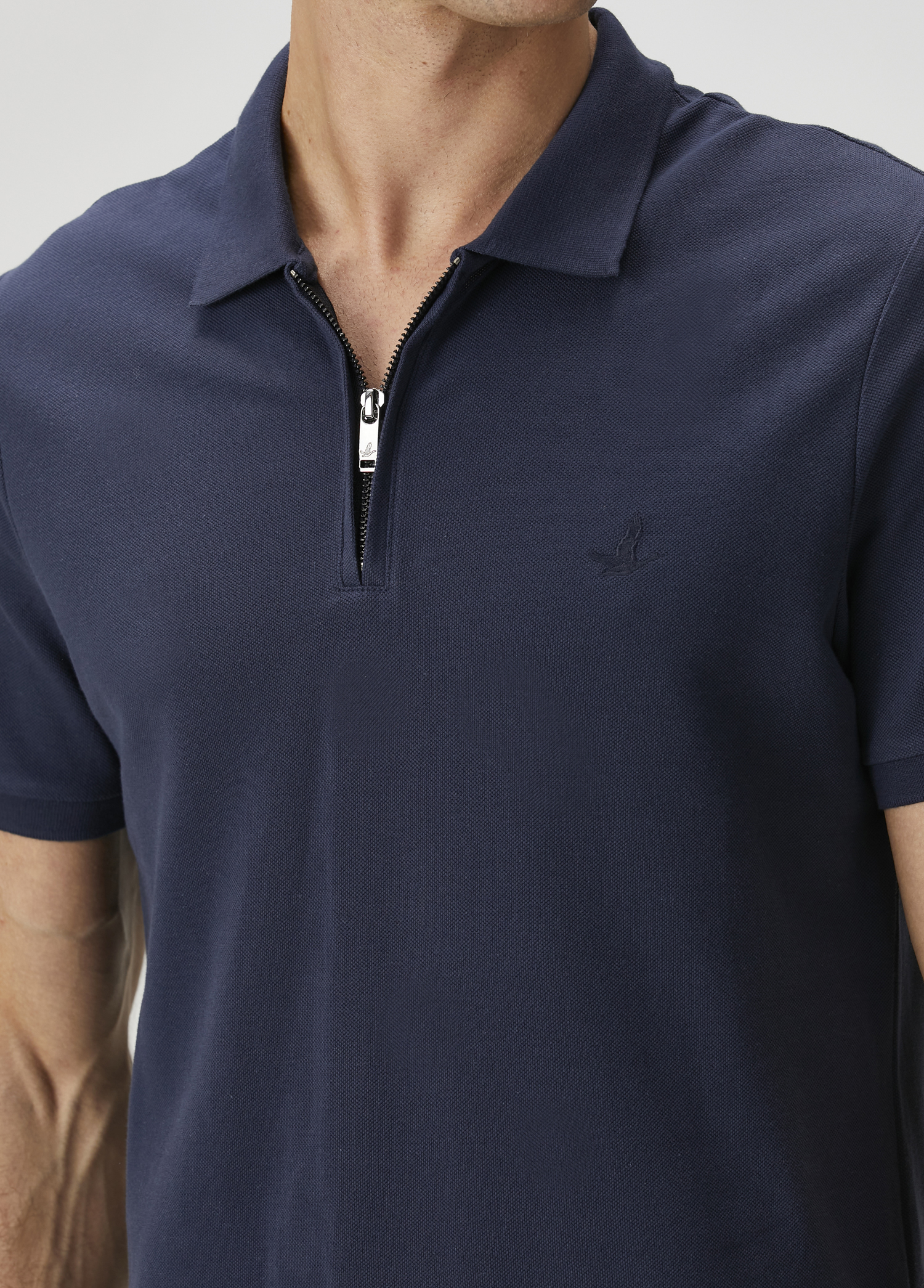Lacivert Polo Yaka T-shirt_4