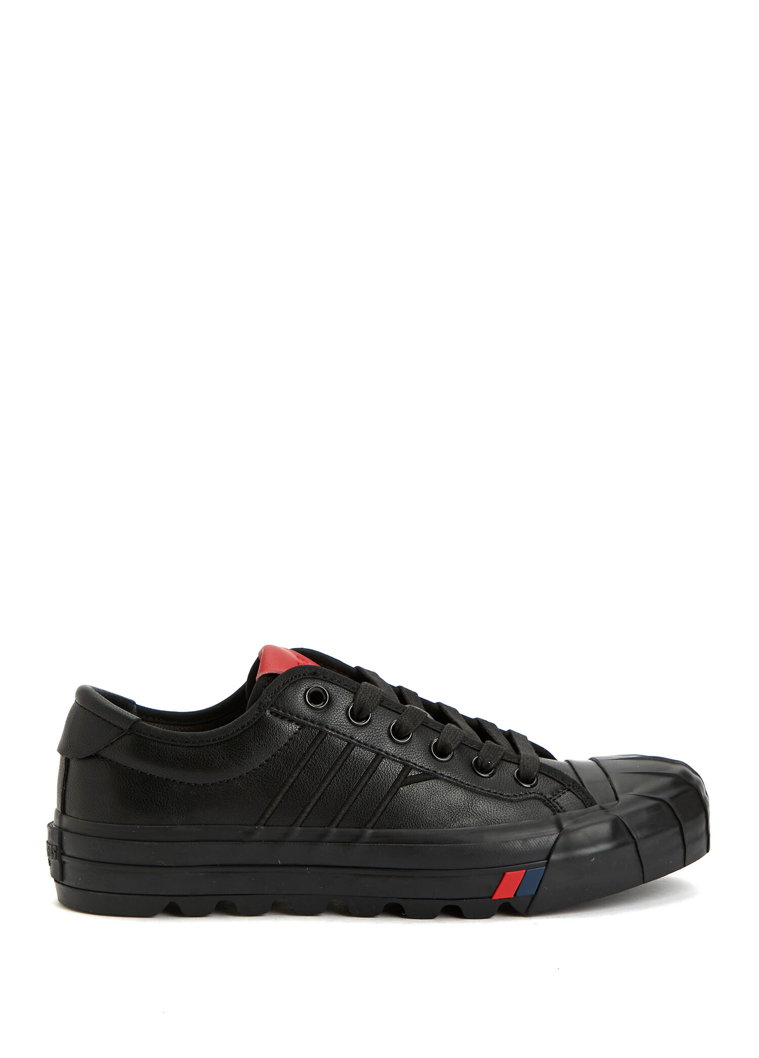 Intrepid Siyah Erkek Deri Sneaker