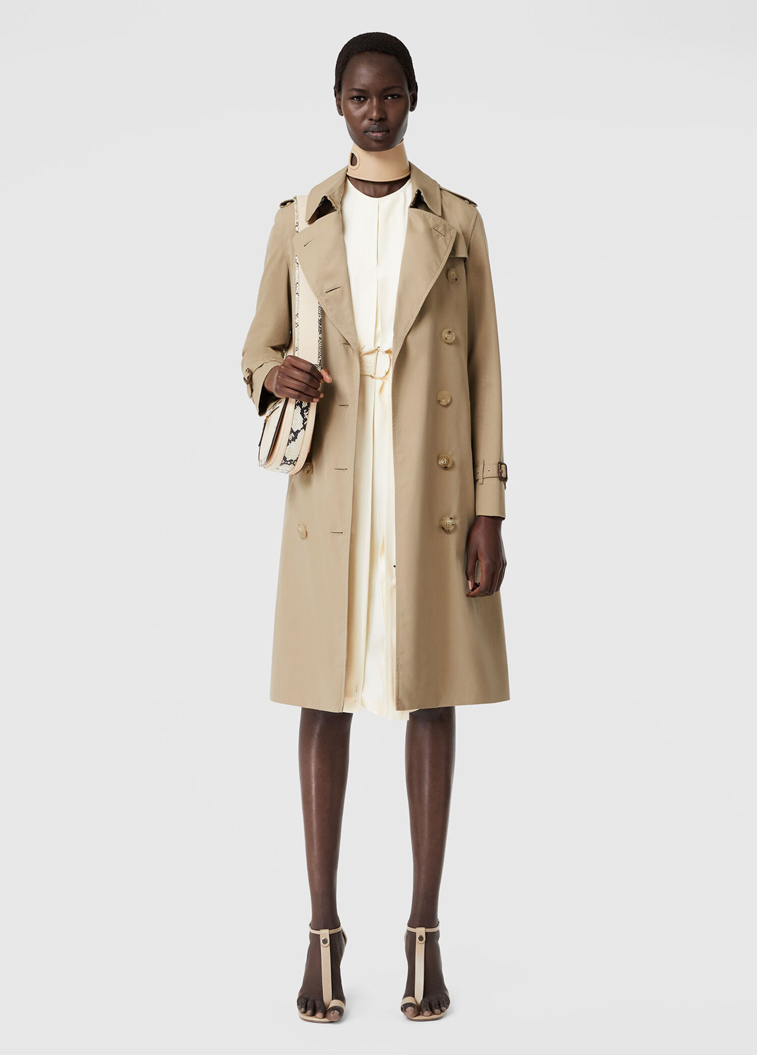h*s様 Burberry Beige Trench Coat Burberry - The Long Kensington Heritage Beige Women's Trench Coat