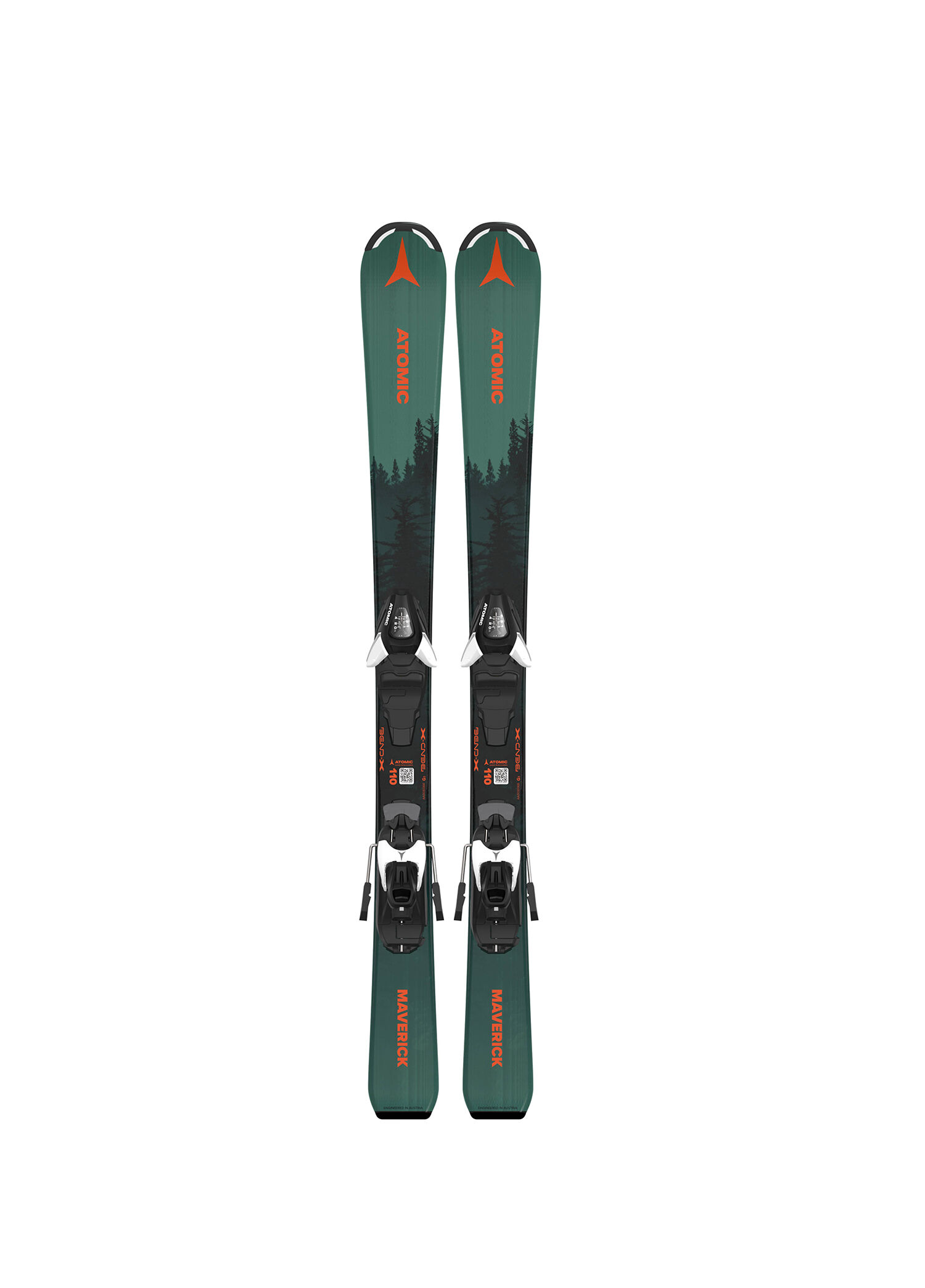 Atomic - Maverick Jr 100-120 + C 5 Gw D Yeşil Unisex Çocuk Kayak