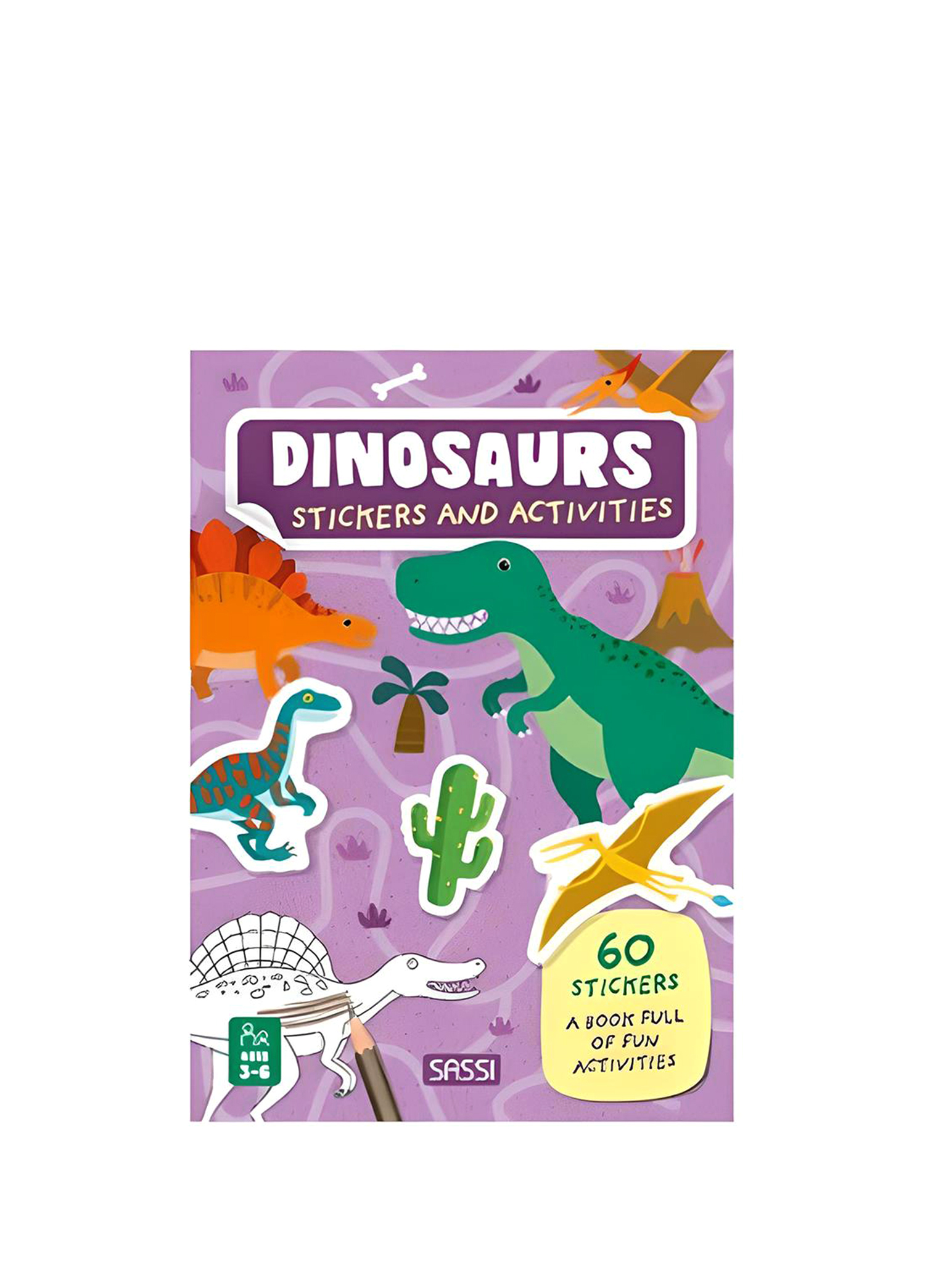 Dinosaurs Sticker and Activities Çocuk Yabancı Kitabı