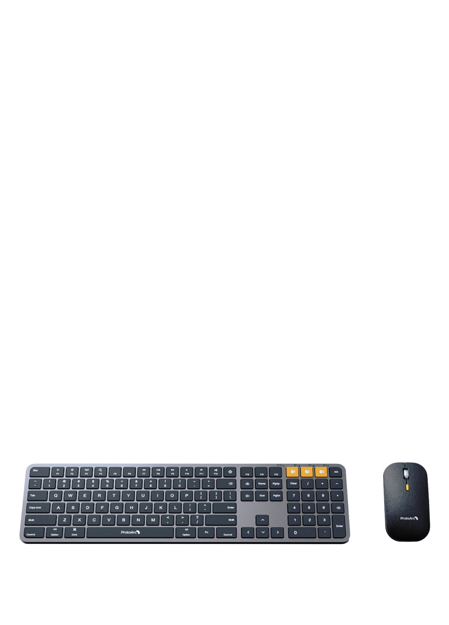 KM100-A Uzay Grisi Bluetooth Mac Uyumlu Sessiz Klavye Mouse Seti CP014528