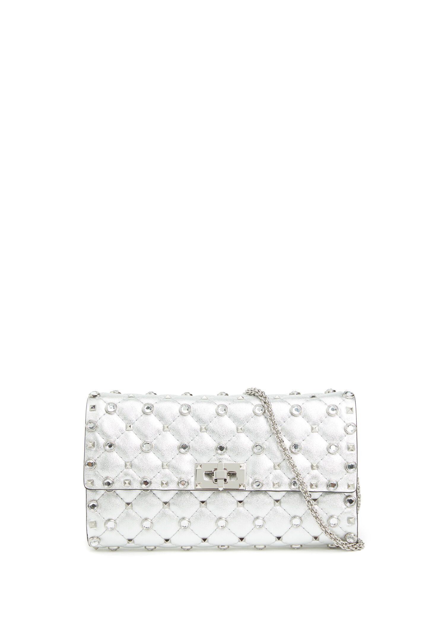 Rockstud Silver Kadın Deri Çanta