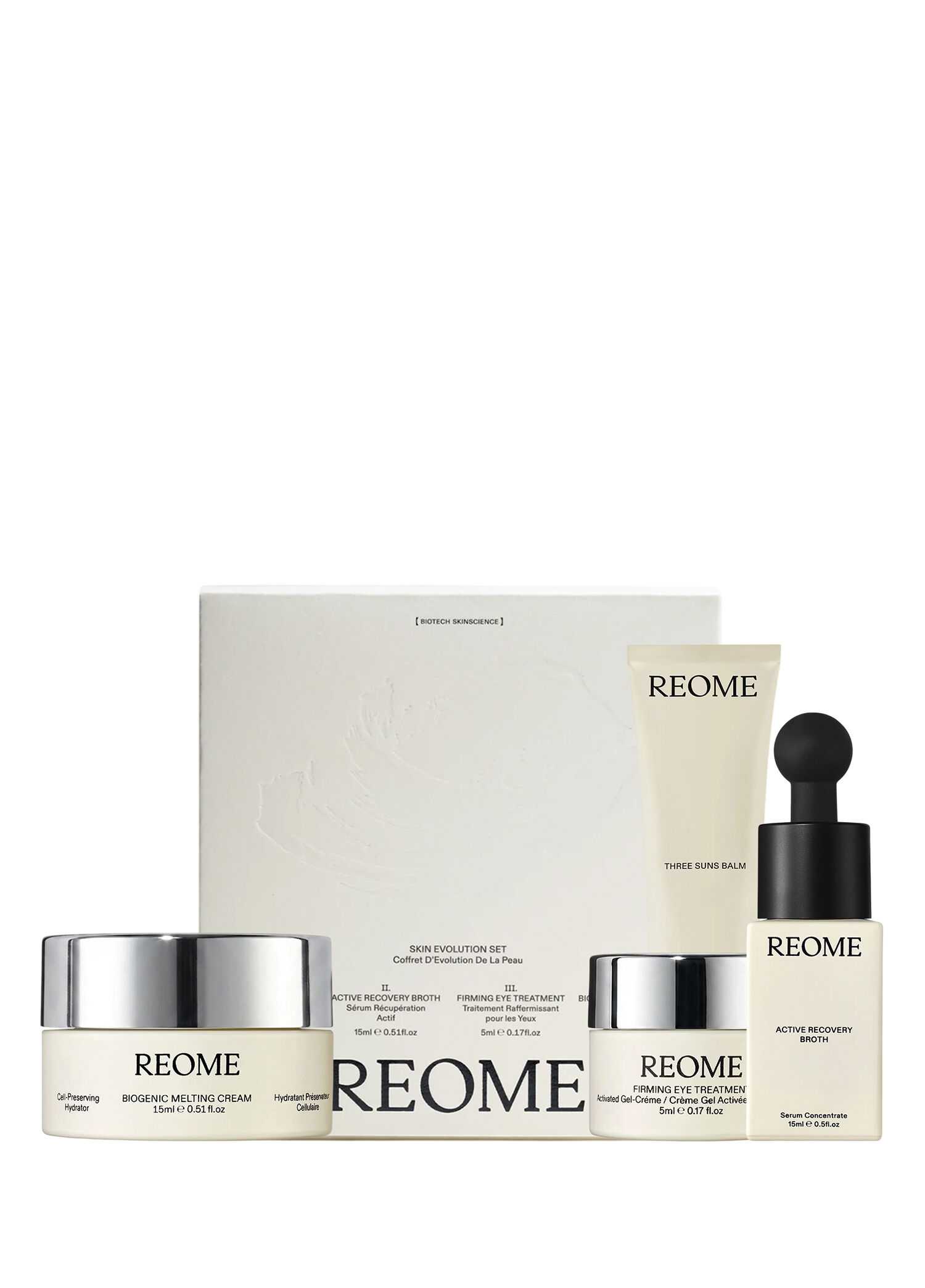 P Reome Skin Evolution Canlandirici Yuz Temizleyici Konsantre Serum Sikilastirici Goz Cevresi Jel Krem Nemlendirici Krem Cilt Bakim Seti