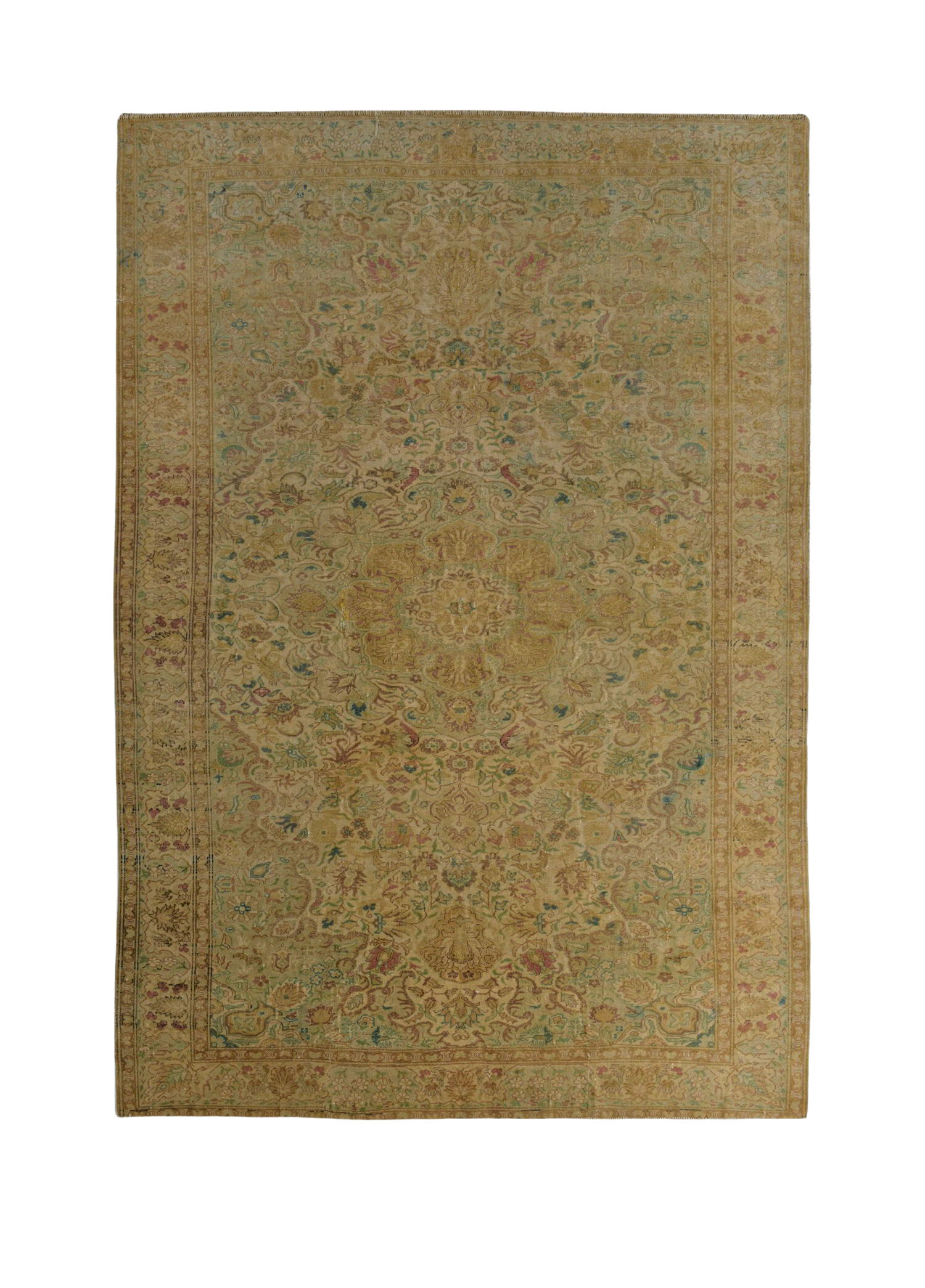 Areshvan Vintage El Dokuma Yün Halı 283 x 201 cm