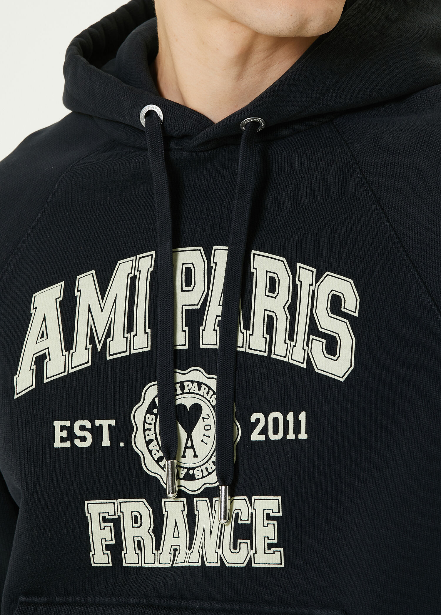 Beymen Siyah Kapüşonlu Logolu Organik Pamuk Sweatshirt. 5