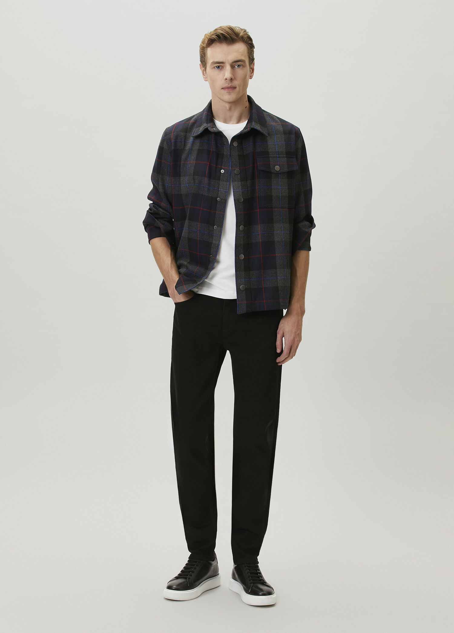 Siyah Slim Fit Jean Pantolon