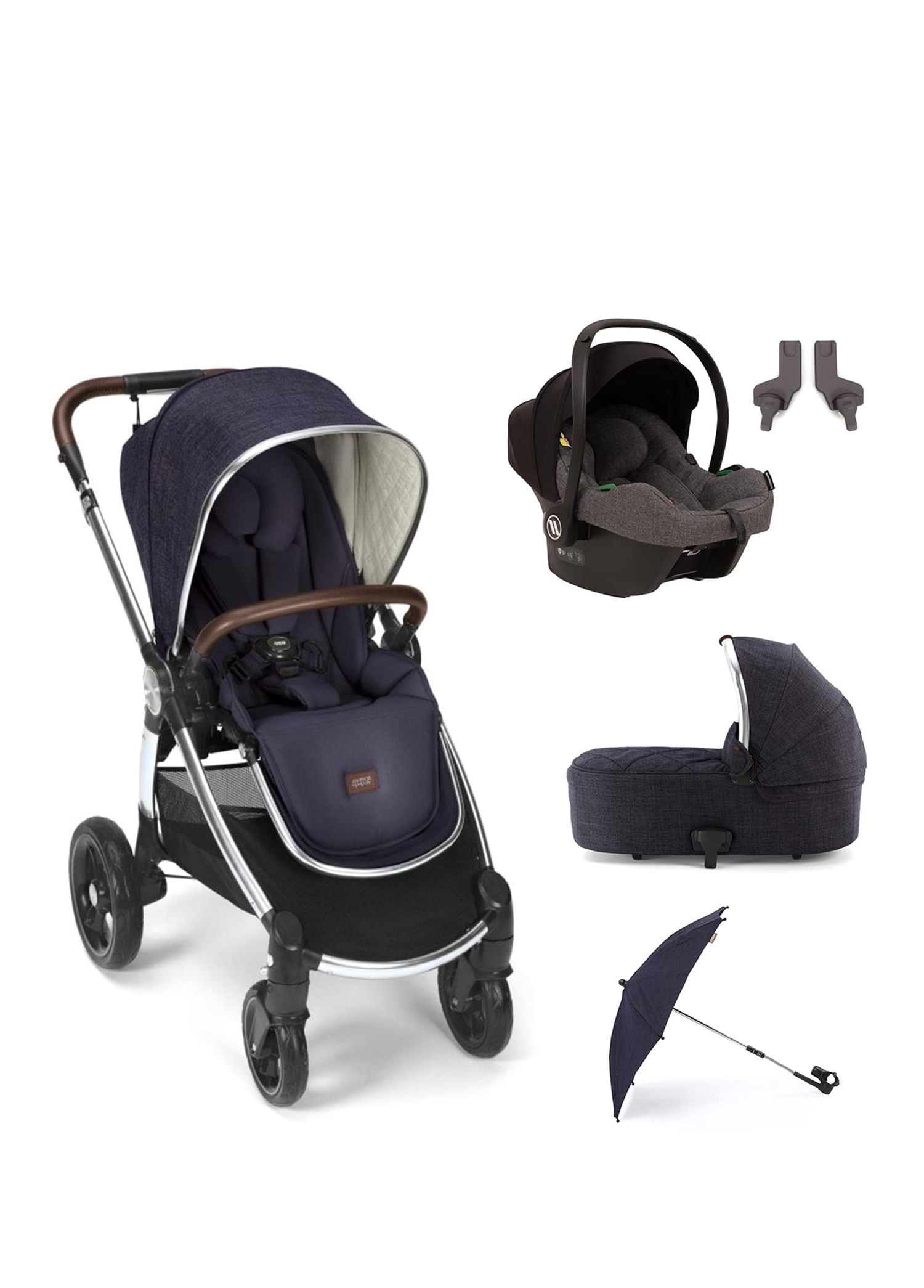 Ocarro Mobility Lacivert Set Bebek Arabası