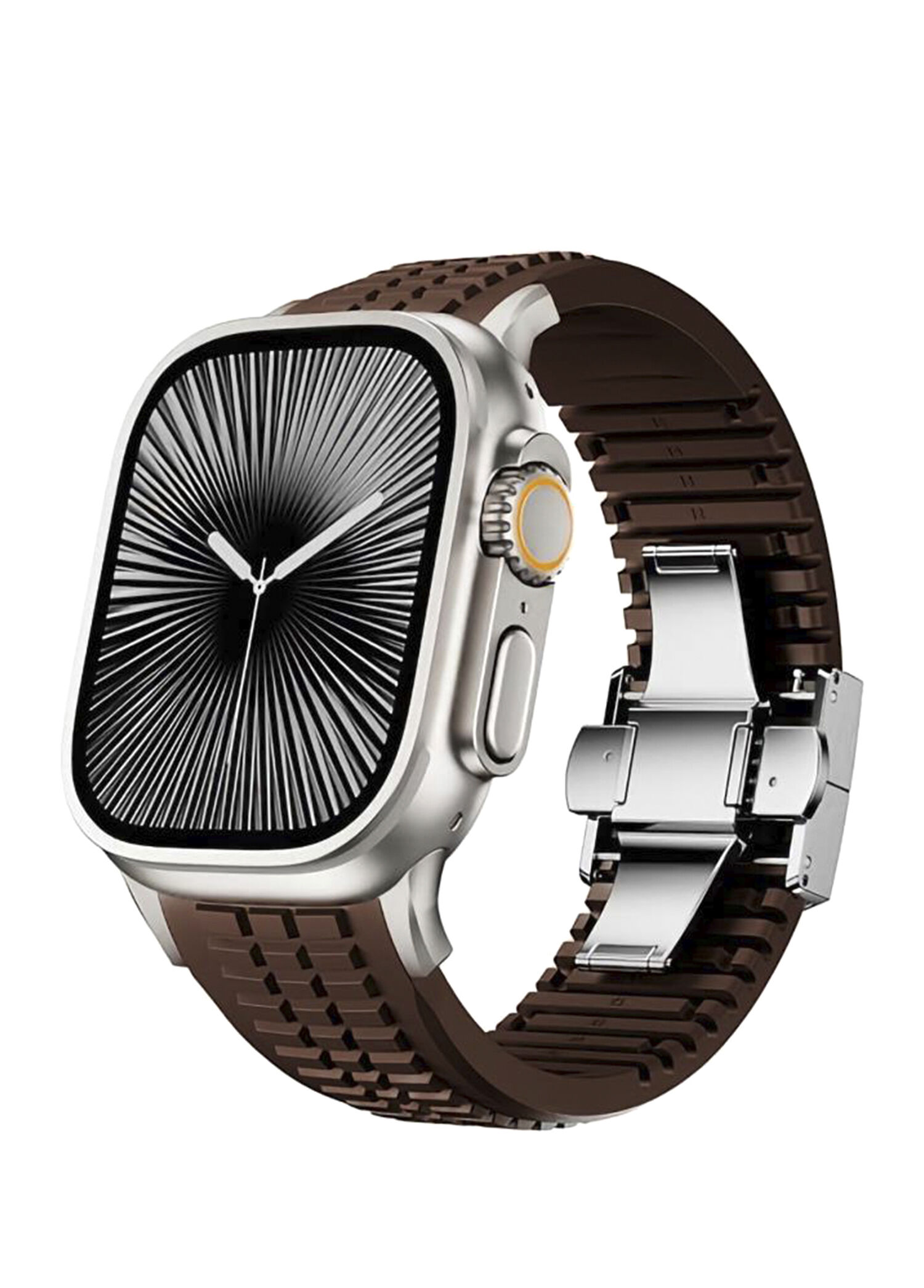 AquaLink Apple Watch Ultra Uyumlu Mocha Grey Akıllı Saat Kordon