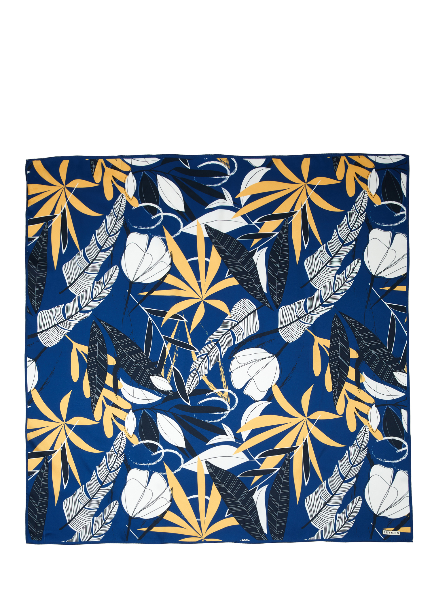 Çok Renkli 90x90 cm Twill Eşarp