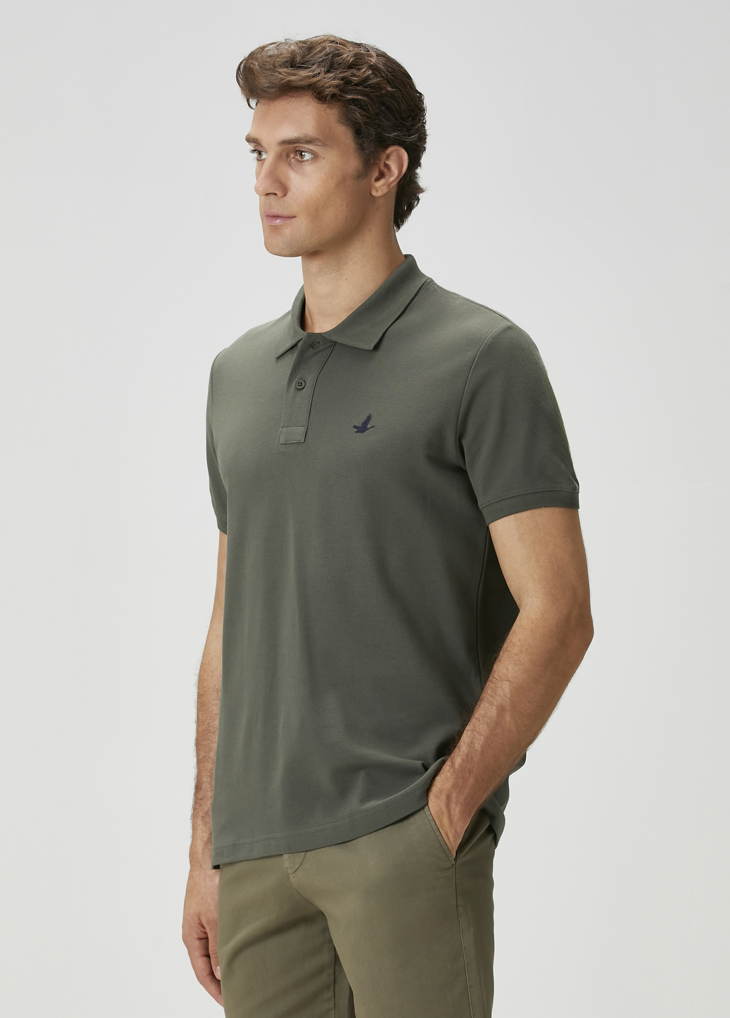 Haki Polo Yaka T-shirt_2