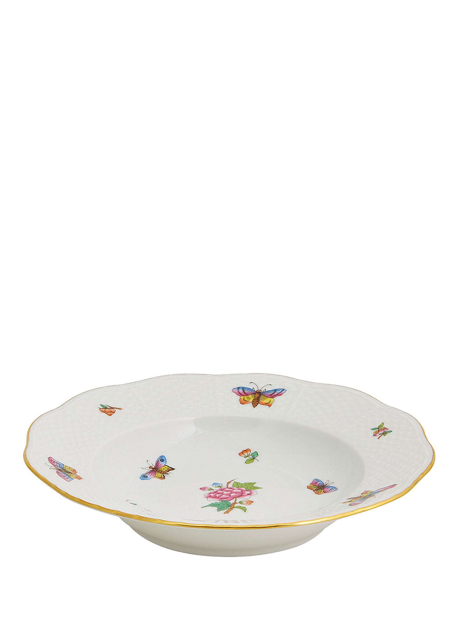 Victoria Papillons Et Fleurs Desenli Porselen Çorba Tabağı 21 cm