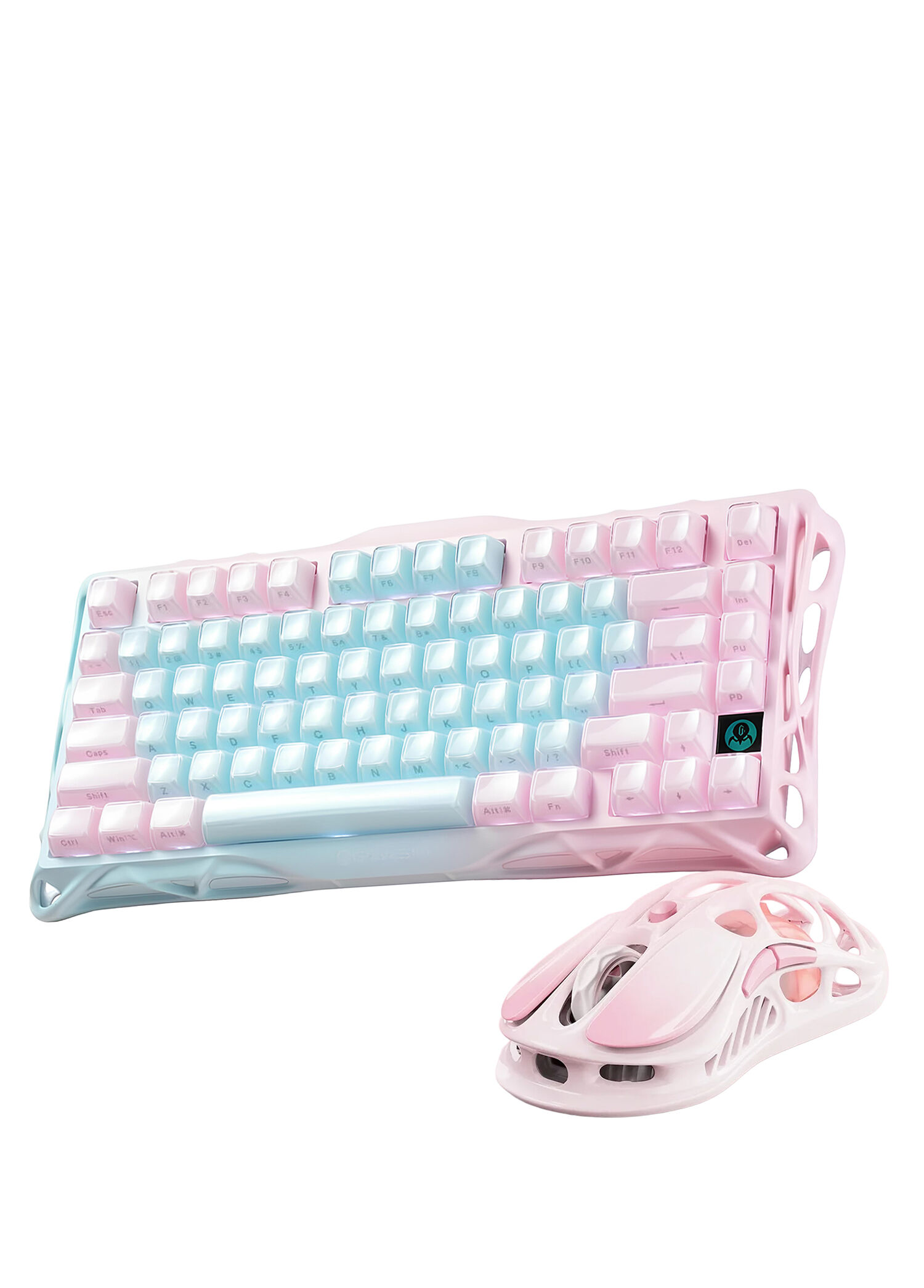Mercury K1 Lite Aurora Mist Mekanik Gaming Klavye ve M1 Pro Kablosuz Optik Mouse Seti