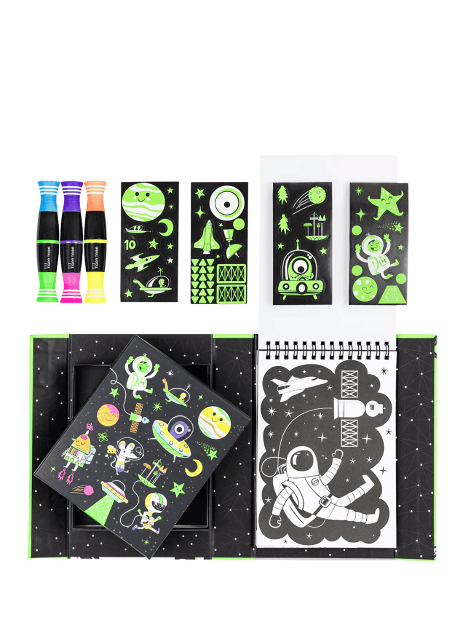 Outer Space Neon Boyama Seti