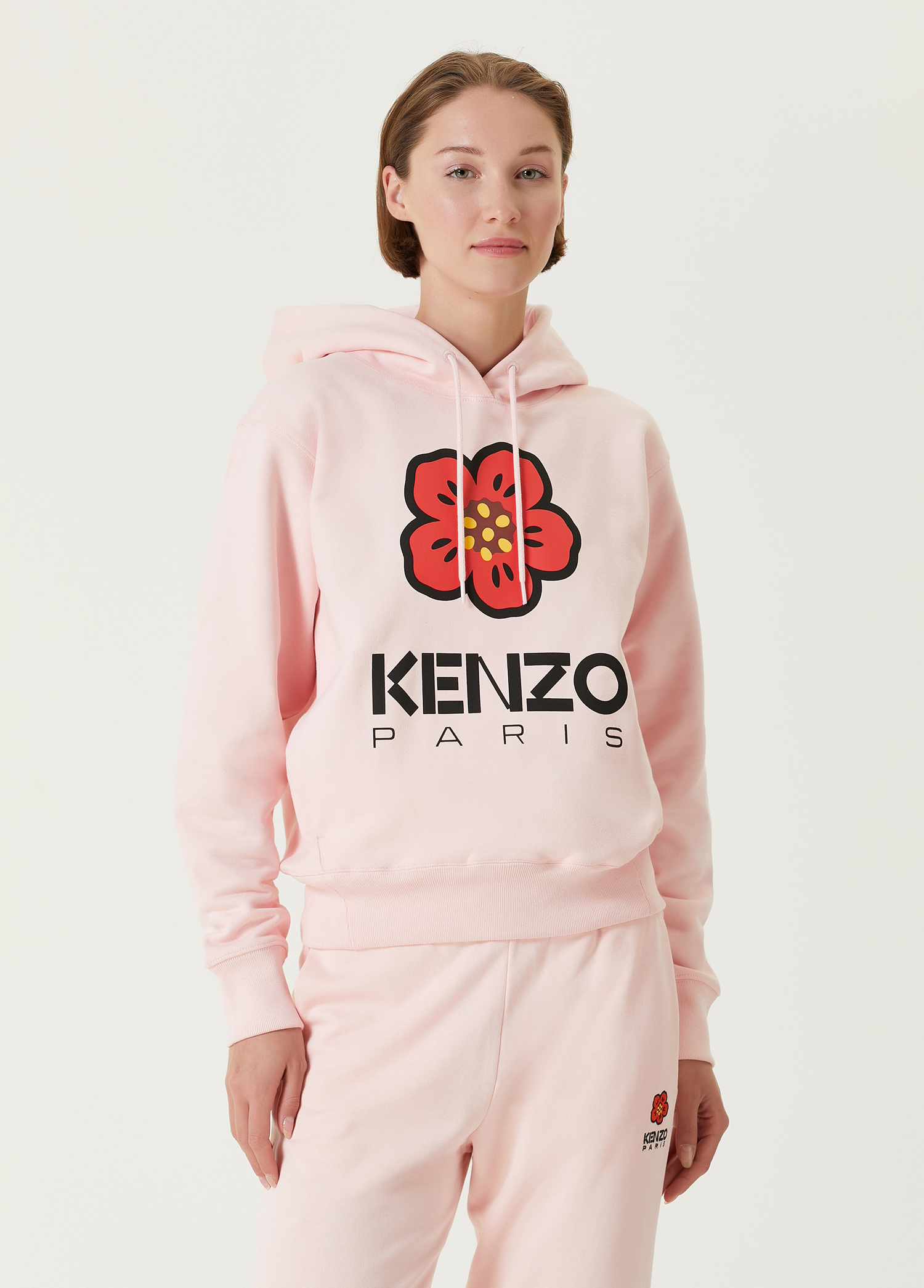 Kenzo Boke Flower Pink Hoodie