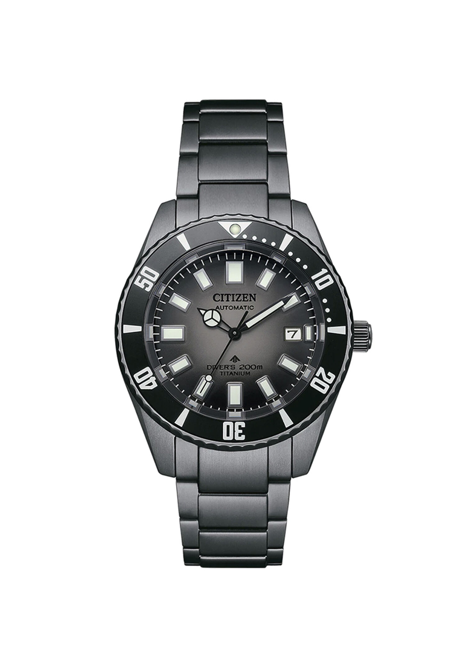 NB6025-59H Gri Gümüş Titanyum Erkek Kol Saati
