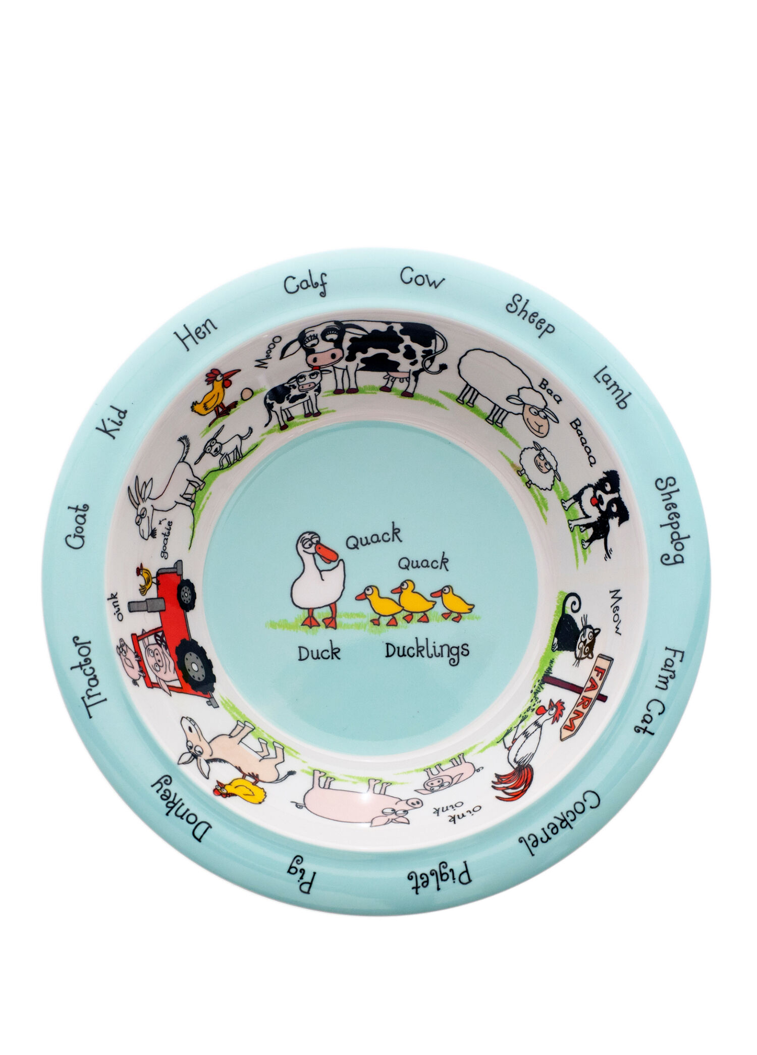 Farmyard Melamin Çocuk Mama Kasesi