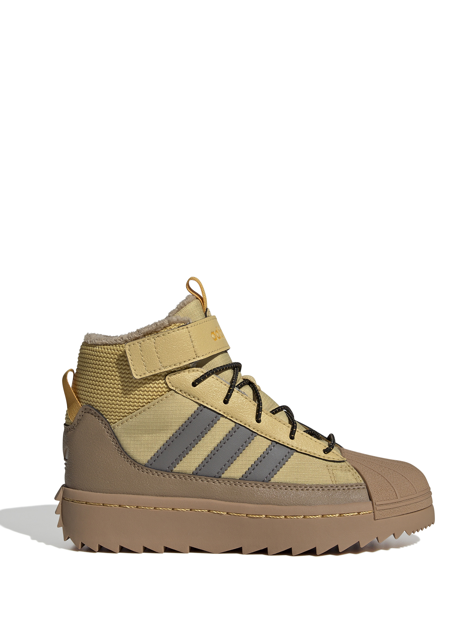 Superstar Winter Taba Unisex Çocuk Deri Sneaker