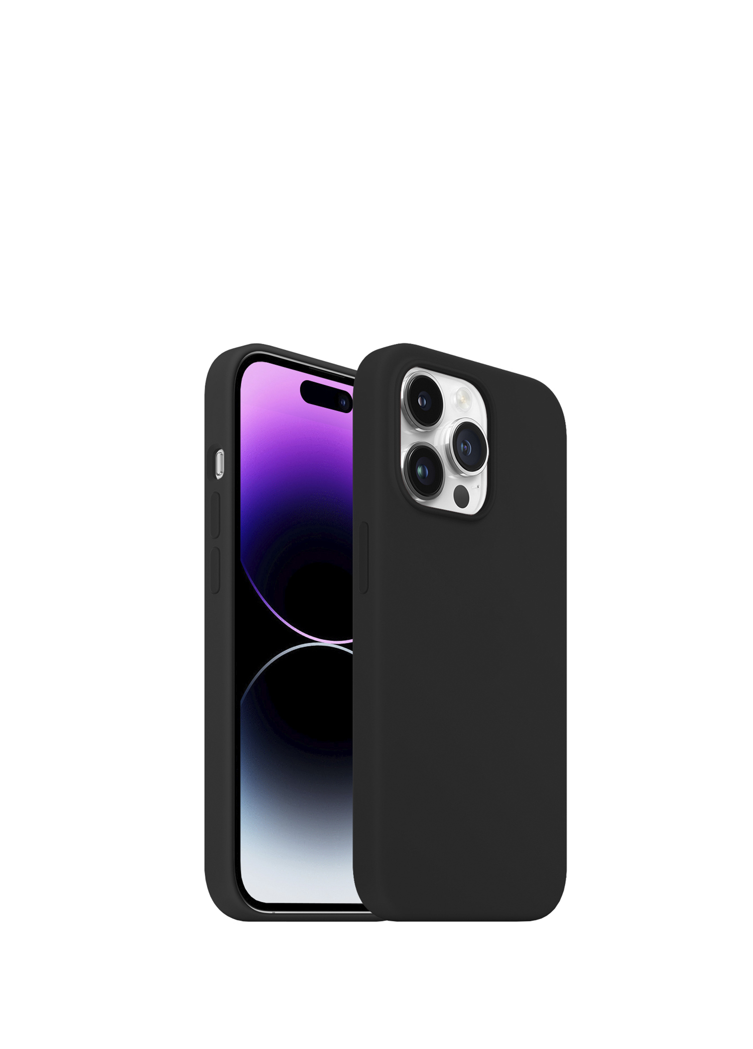 iPhone 14 Pro Max Rubber Fit Black Plastik Kılıf