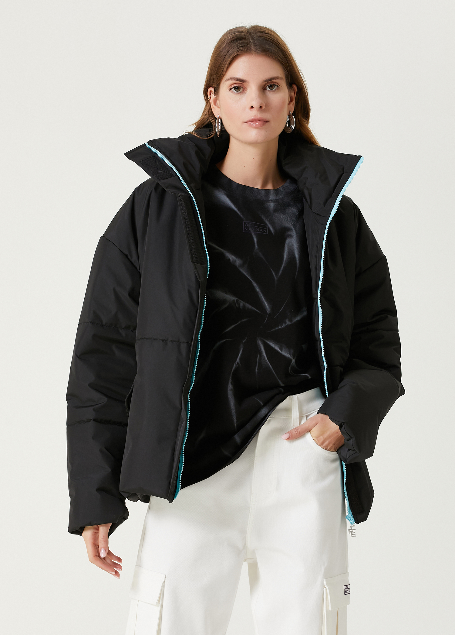 Soleil Siyah Puffer Ceket