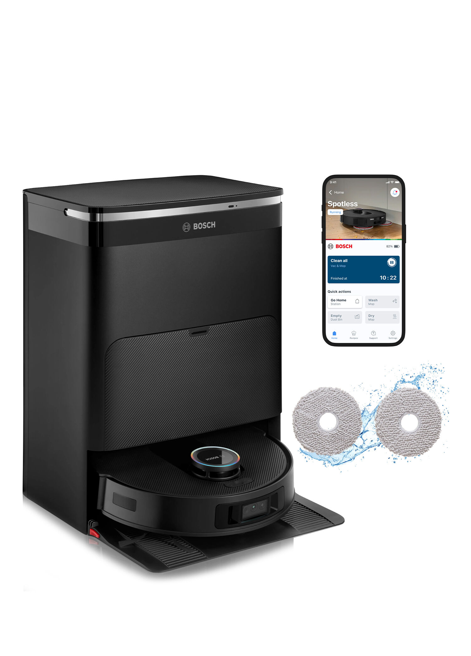 BCRDW3BX Spotless Max Cam Robot Süpürge