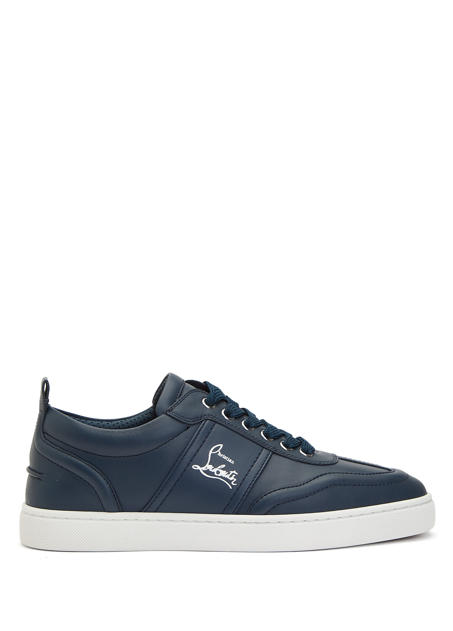 Retero Koyu Mavi Erkek Deri Sneaker