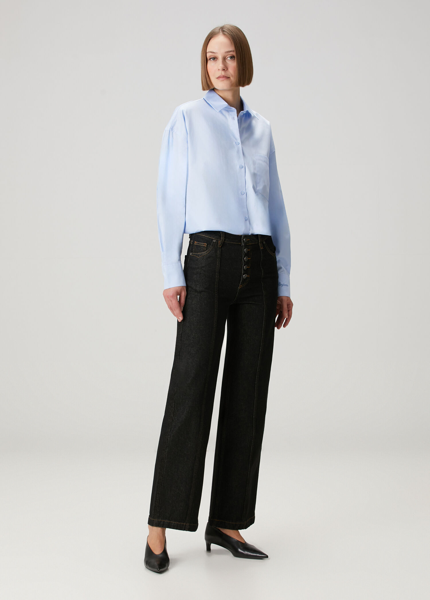 Koyu Indigo Jean Pantolon
