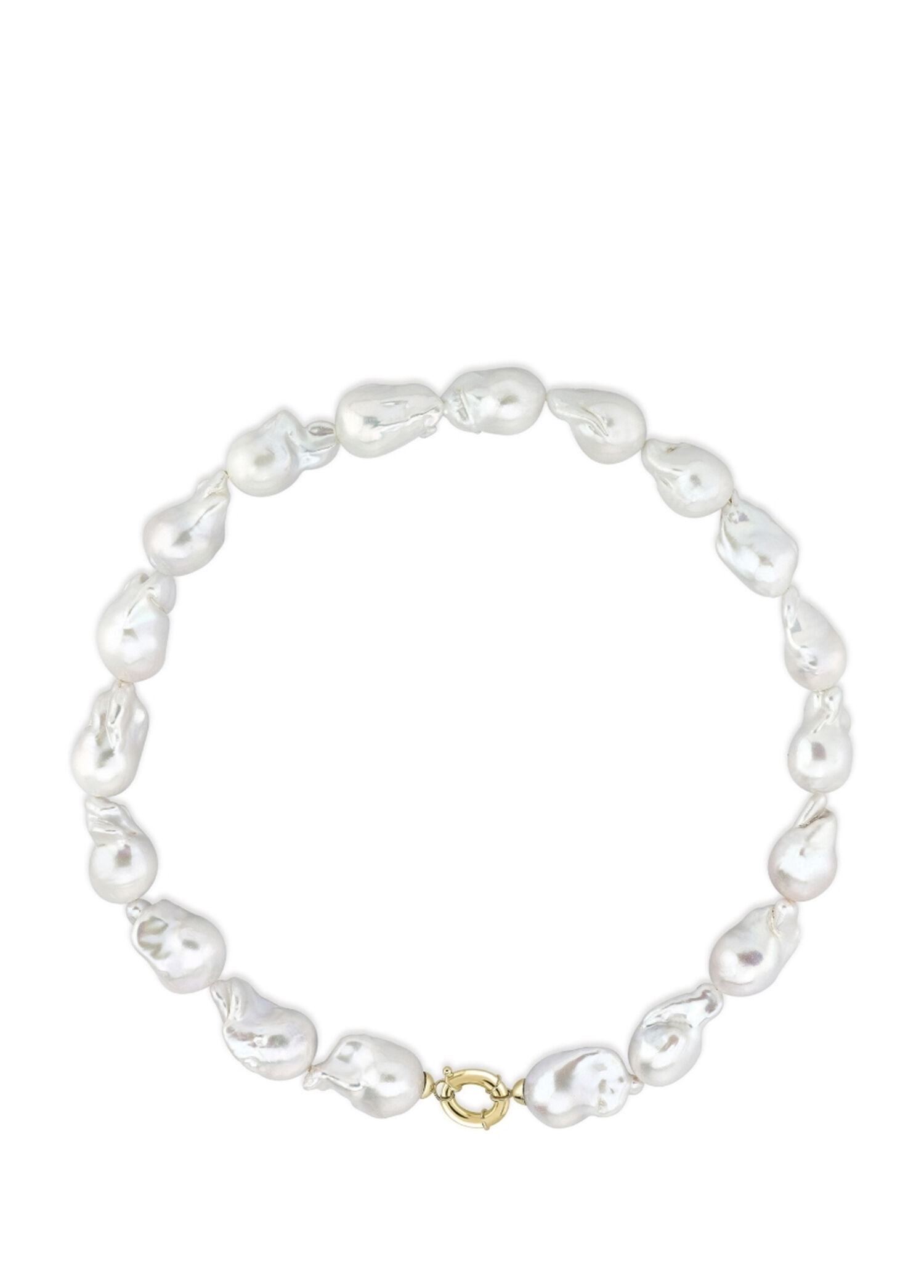 Perla Barok İnci Choker 14 Ayar Altın Kadın Kolye