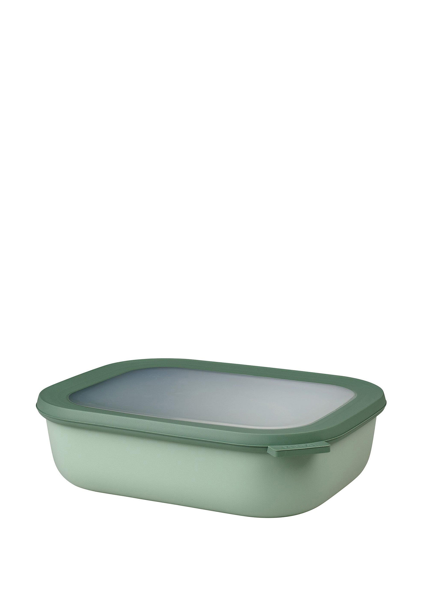 Multi Bowl Cirqula Rectangular Su Yeşili Yemek Kabı 2000 ml